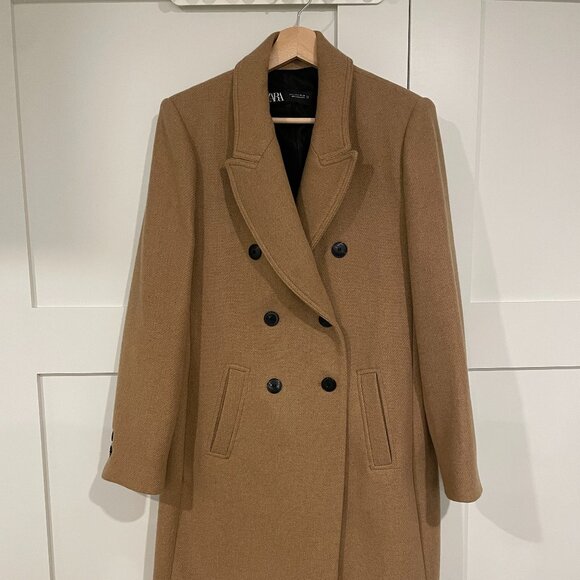 Zara Jackets & Blazers - Zara double breasted wool blend coat